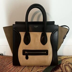 CELINE SUEDE PHANTOM TOTE